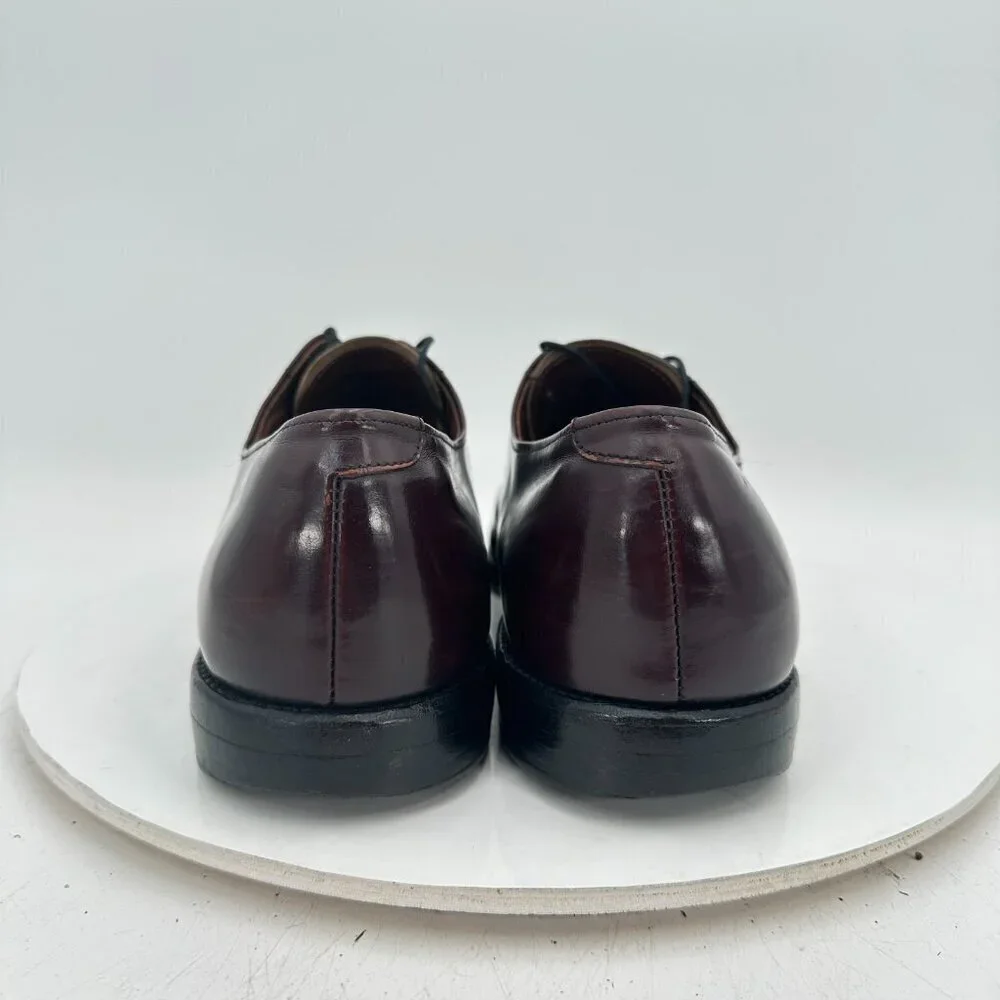 Allen Edmonds Park Avenue Men Size 9C Brown Leather Cap Toe Oxford Dress Shoes